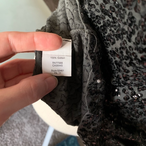 *FREE WITH PURCHASE — J.Crew Navy sequin tank - Picture 4 of 6